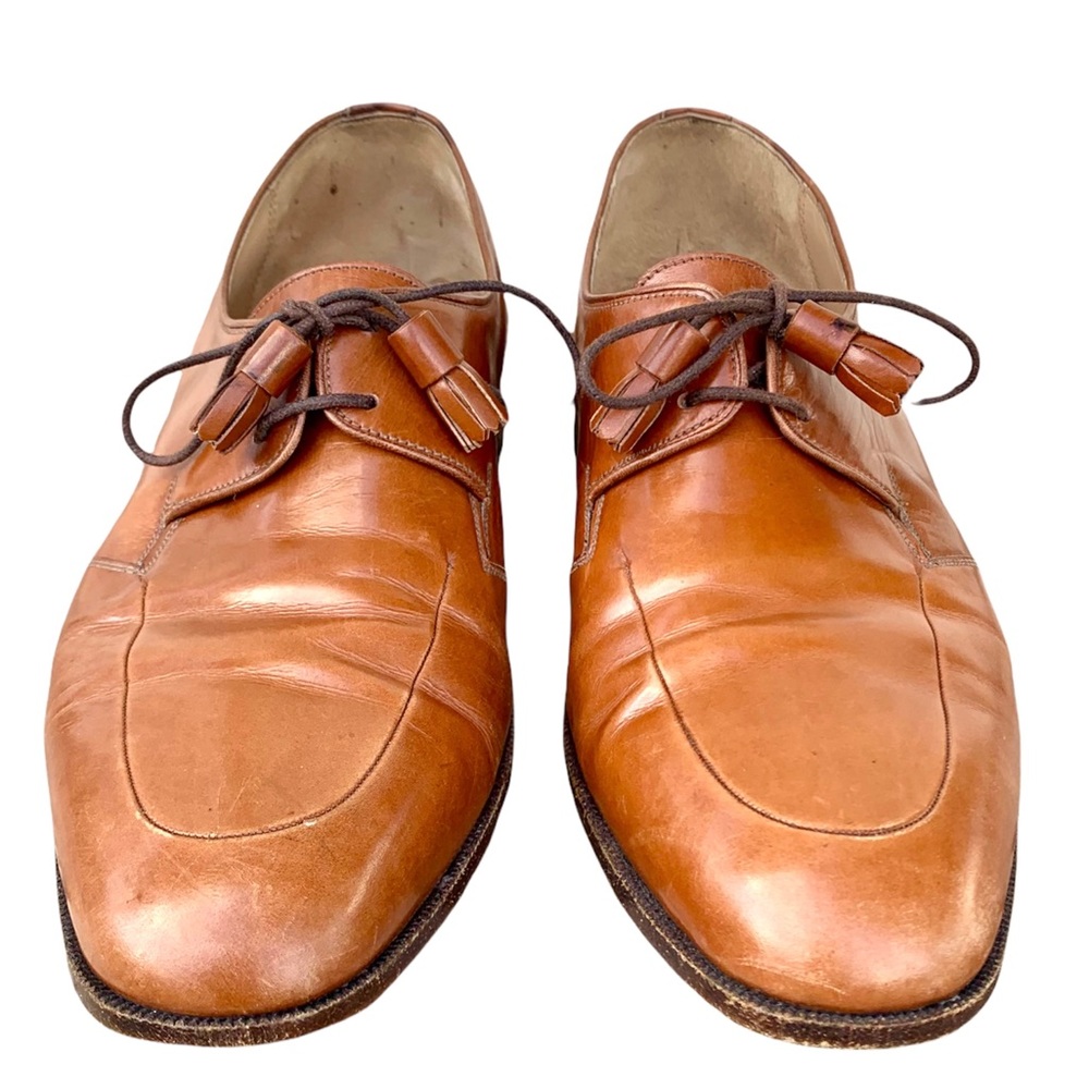 Vintage Florsheim Royal Imperial Brown Men's Oxfords Size 8 D